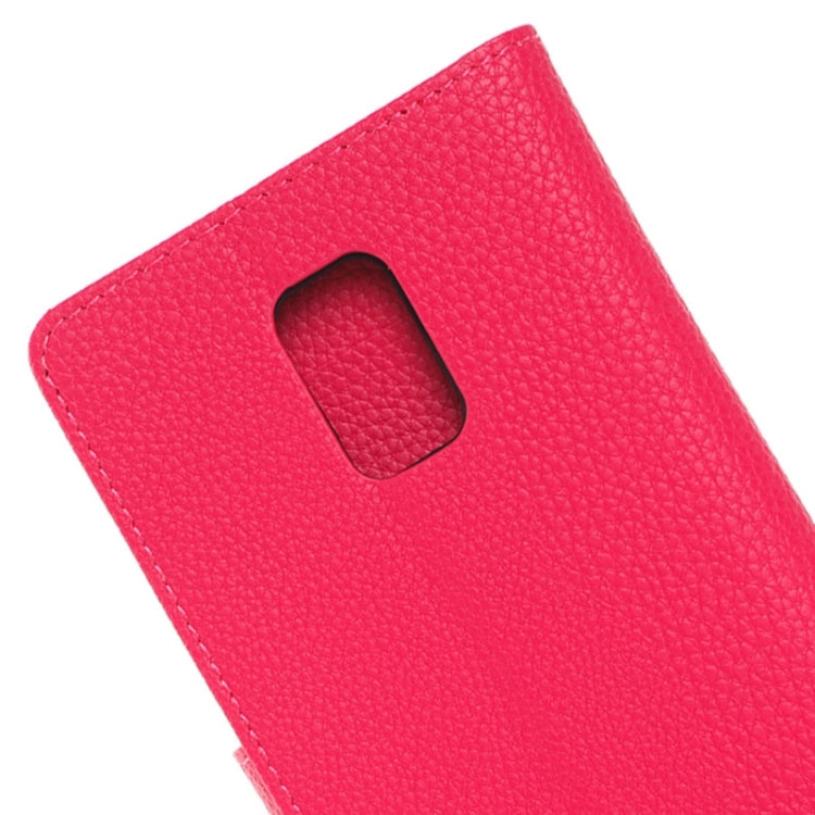 Litchi Texture Horizontal Flip Magnetic Buckle Leather Case with Card Slots & Wallet & Holder for Galaxy Note Edge / N915F