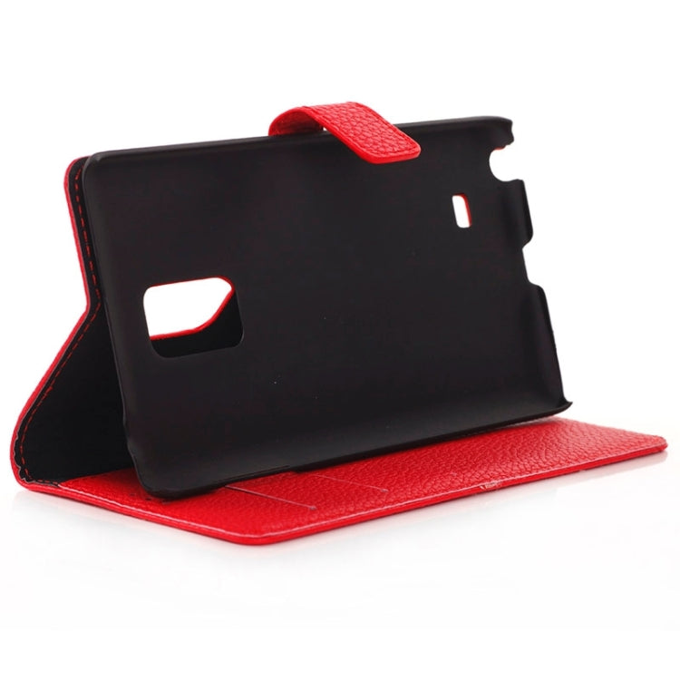 Litchi Texture Horizontal Flip Magnetic Buckle Leather Case with Card Slots & Wallet & Holder for Galaxy Note Edge / N915F