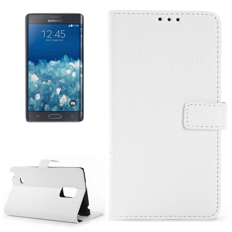 Litchi Texture Horizontal Flip Magnetic Buckle Leather Case with Card Slots & Wallet & Holder for Galaxy Note Edge / N915F