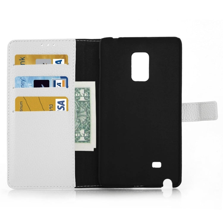 Litchi Texture Horizontal Flip Magnetic Buckle Leather Case with Card Slots & Wallet & Holder for Galaxy Note Edge / N915F