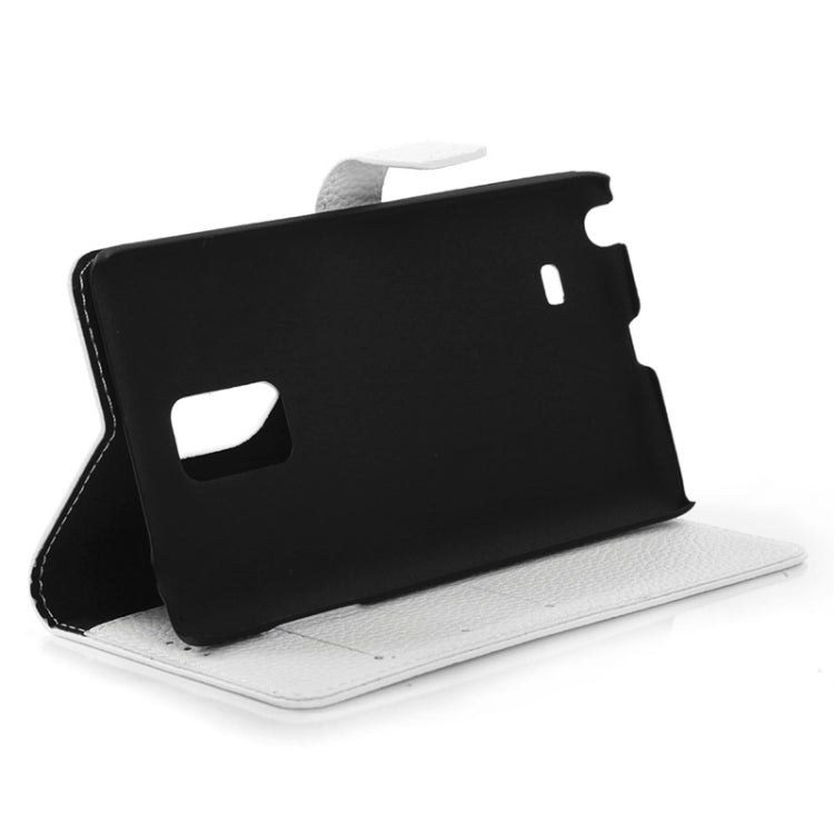 Litchi Texture Horizontal Flip Magnetic Buckle Leather Case with Card Slots & Wallet & Holder for Galaxy Note Edge / N915F