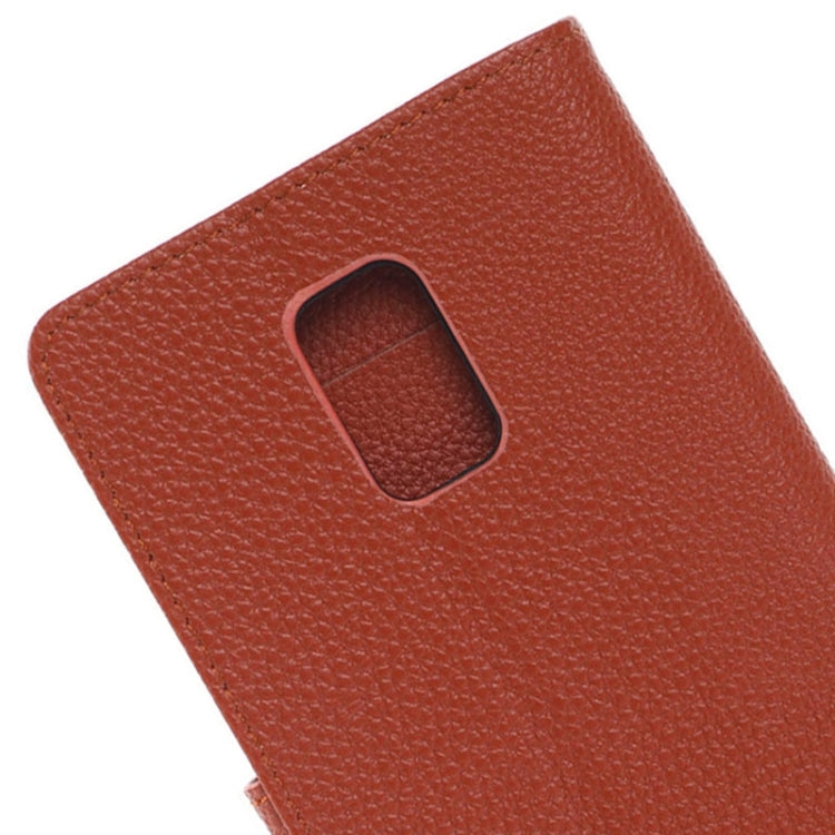 Litchi Texture Horizontal Flip Magnetic Buckle Leather Case with Card Slots & Wallet & Holder for Galaxy Note Edge / N915F