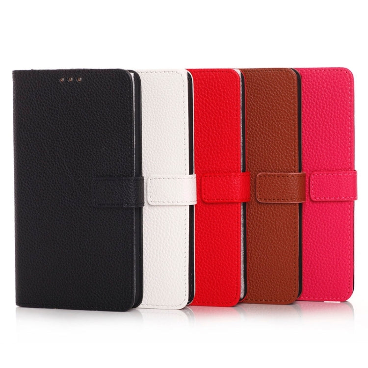 Litchi Texture Horizontal Flip Magnetic Buckle Leather Case with Card Slots & Wallet & Holder for Galaxy Note Edge / N915F