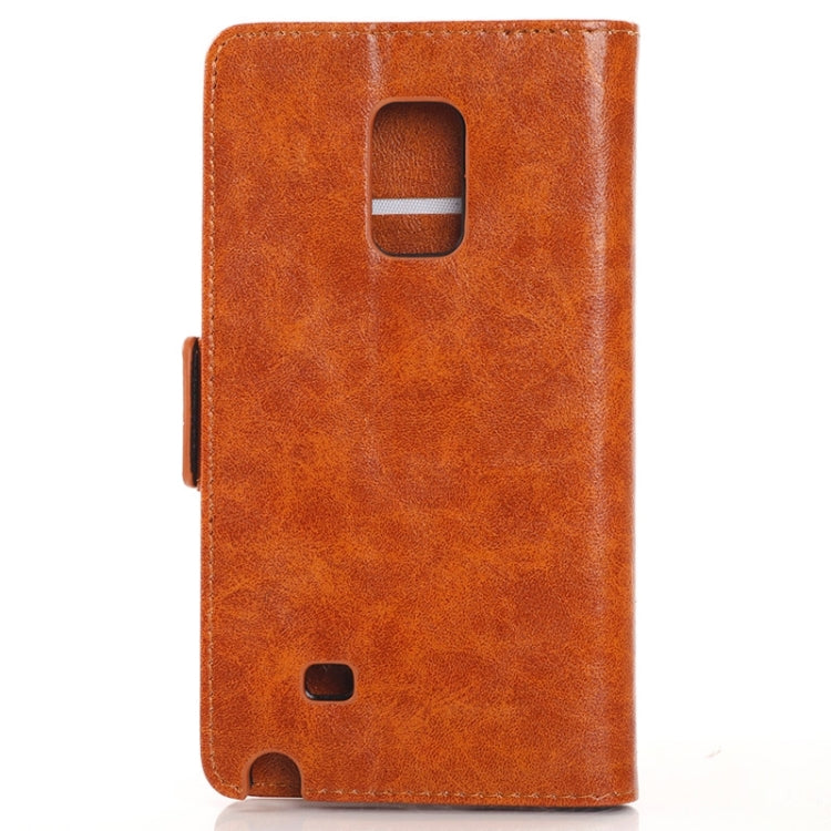 Oil Skin Texture Horizontal Flip Leather Case with Card Slots & Wallet & Holder for Galaxy Note Edge / N915F