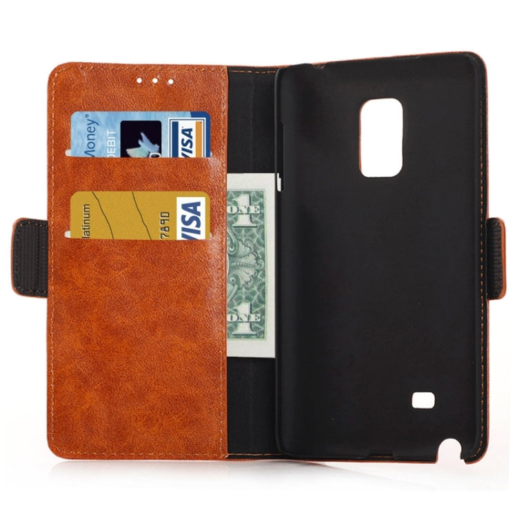 Oil Skin Texture Horizontal Flip Leather Case with Card Slots & Wallet & Holder for Galaxy Note Edge / N915F