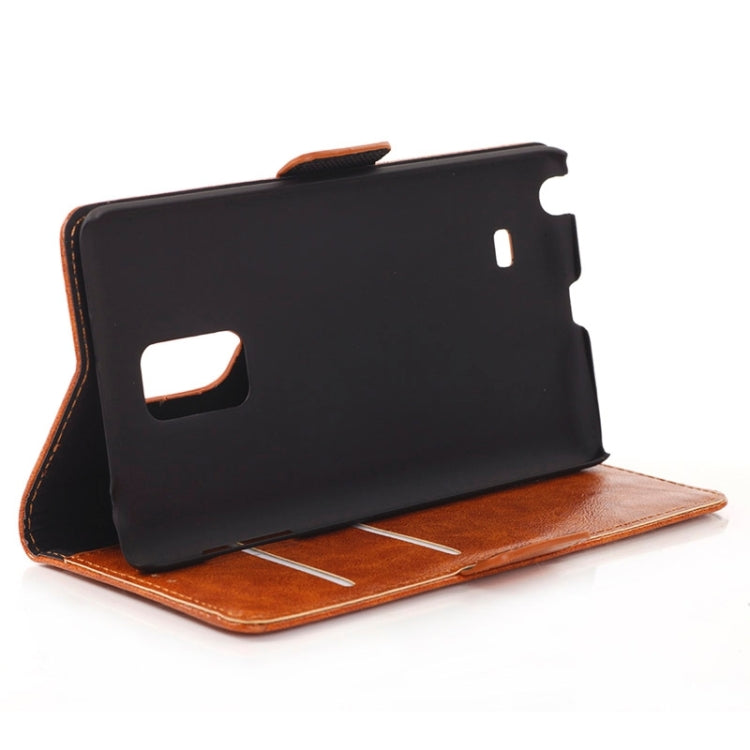 Oil Skin Texture Horizontal Flip Leather Case with Card Slots & Wallet & Holder for Galaxy Note Edge / N915F