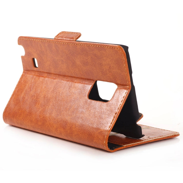 Oil Skin Texture Horizontal Flip Leather Case with Card Slots & Wallet & Holder for Galaxy Note Edge / N915F