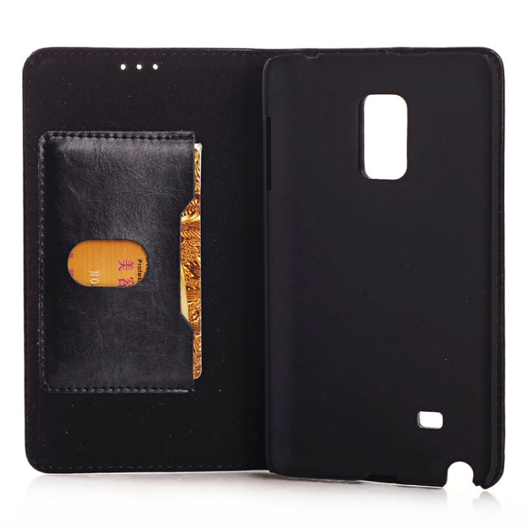 Crazy Horse Texture Horizontal Flip PU Leather Case with Card Slots & Holder for Galaxy Note Edge / N915F