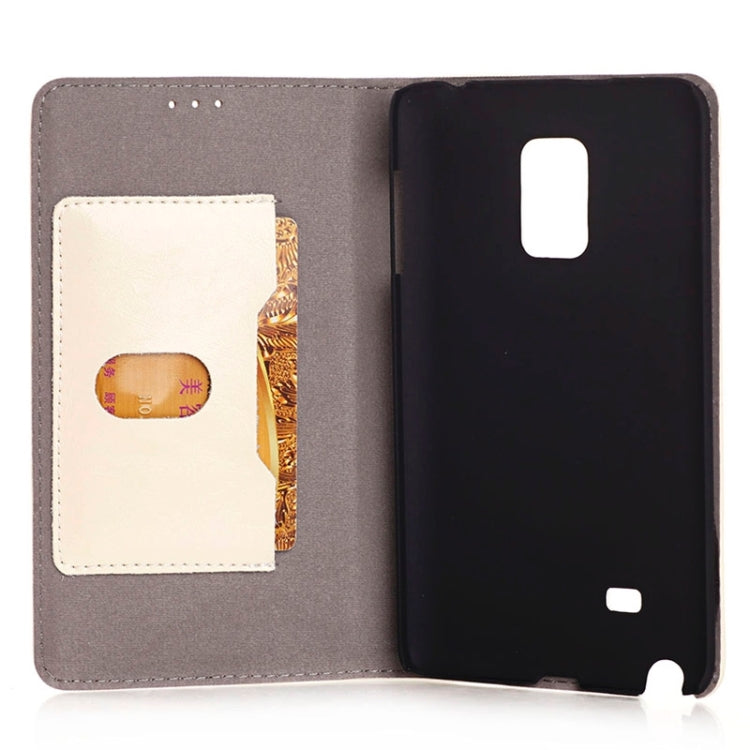 Crazy Horse Texture Horizontal Flip PU Leather Case with Card Slots & Holder for Galaxy Note Edge / N915F
