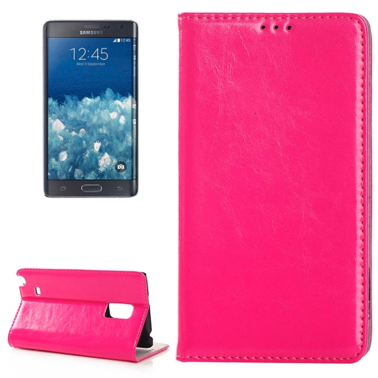 Crazy Horse Texture Horizontal Flip PU Leather Case with Card Slots & Holder for Galaxy Note Edge / N915F