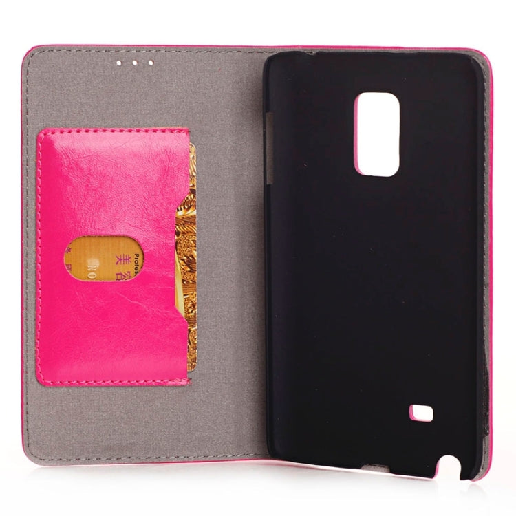 Crazy Horse Texture Horizontal Flip PU Leather Case with Card Slots & Holder for Galaxy Note Edge / N915F