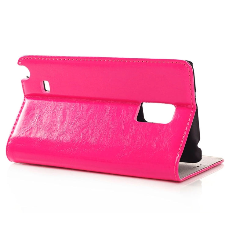 Crazy Horse Texture Horizontal Flip PU Leather Case with Card Slots & Holder for Galaxy Note Edge / N915F