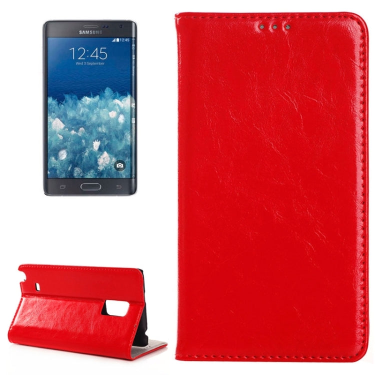 Crazy Horse Texture Horizontal Flip PU Leather Case with Card Slots & Holder for Galaxy Note Edge / N915F