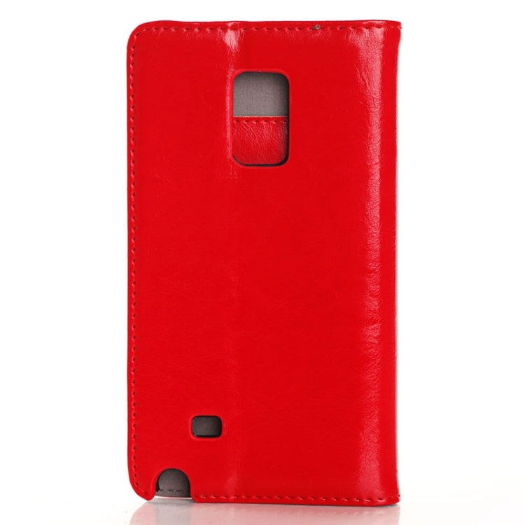 Crazy Horse Texture Horizontal Flip PU Leather Case with Card Slots & Holder for Galaxy Note Edge / N915F