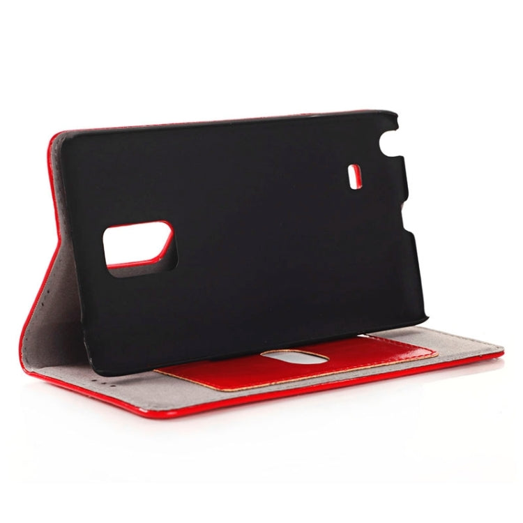 Crazy Horse Texture Horizontal Flip PU Leather Case with Card Slots & Holder for Galaxy Note Edge / N915F