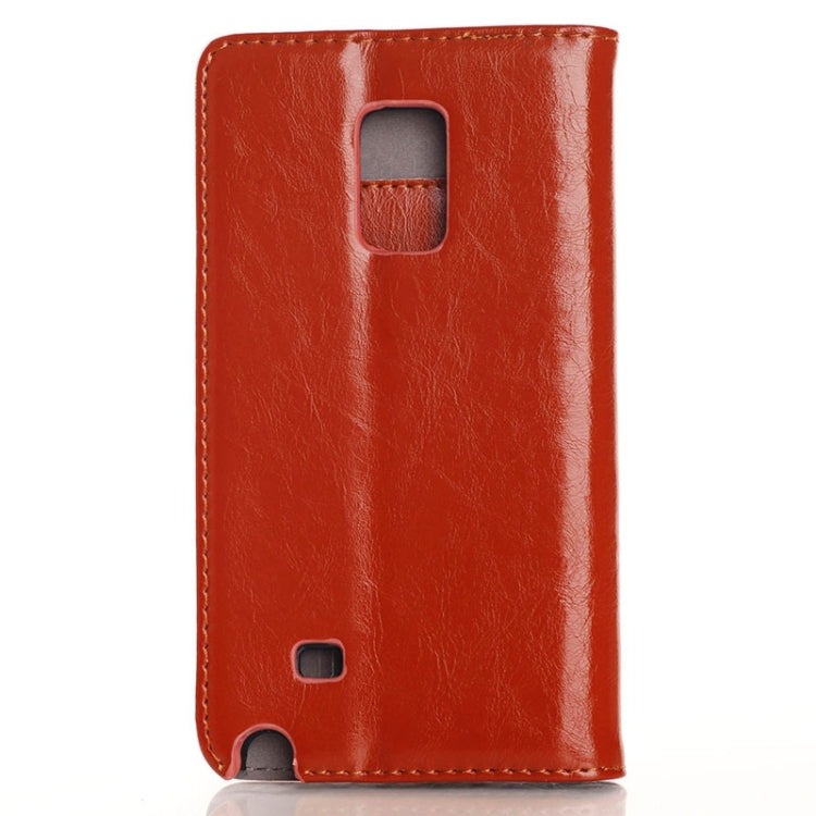 Crazy Horse Texture Horizontal Flip PU Leather Case with Card Slots & Holder for Galaxy Note Edge / N915F