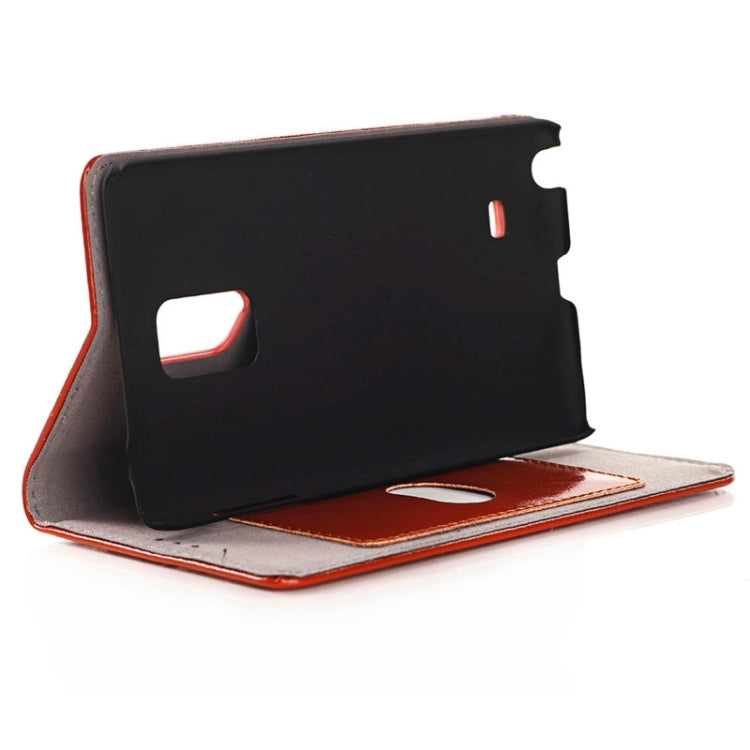 Crazy Horse Texture Horizontal Flip PU Leather Case with Card Slots & Holder for Galaxy Note Edge / N915F