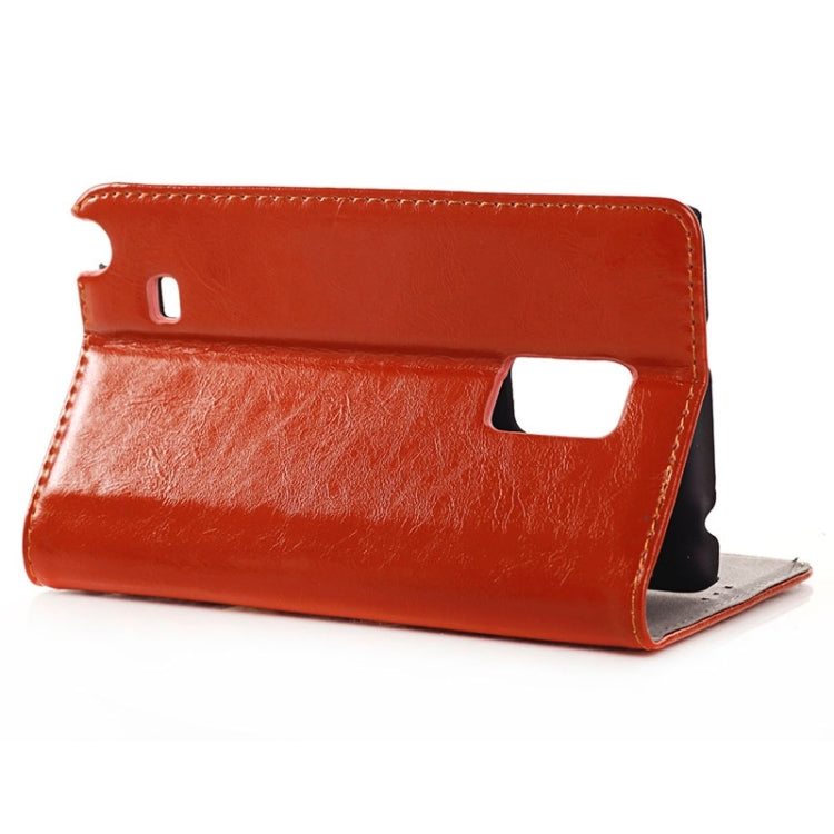 Crazy Horse Texture Horizontal Flip PU Leather Case with Card Slots & Holder for Galaxy Note Edge / N915F