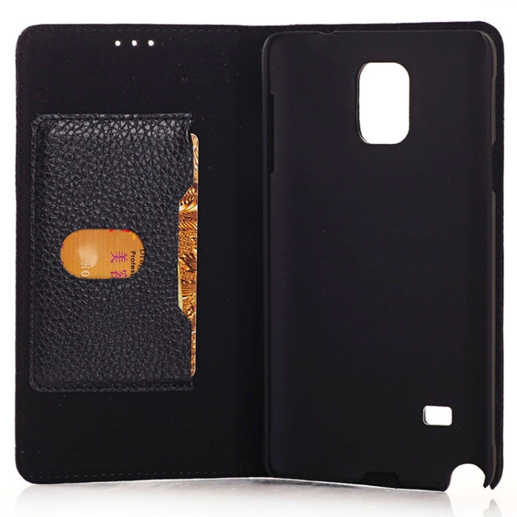 Litchi Texture Horizontal Flip PU Leather Case with Card Slots & Holder for Galaxy Note Edge / N915F