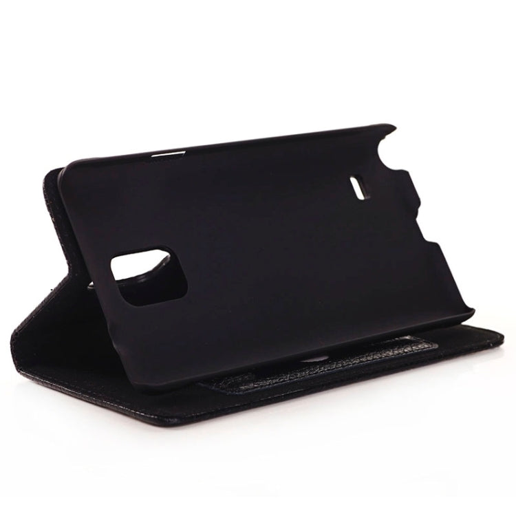 Litchi Texture Horizontal Flip PU Leather Case with Card Slots & Holder for Galaxy Note Edge / N915F