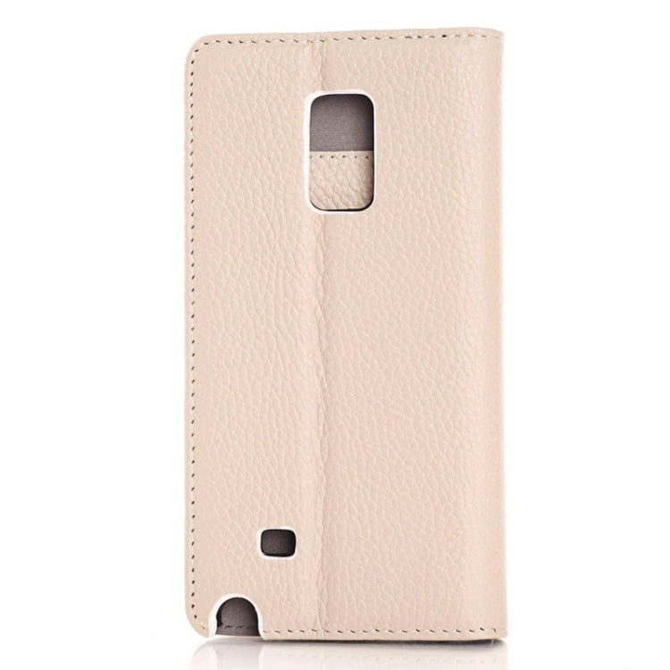 Litchi Texture Horizontal Flip PU Leather Case with Card Slots & Holder for Galaxy Note Edge / N915F
