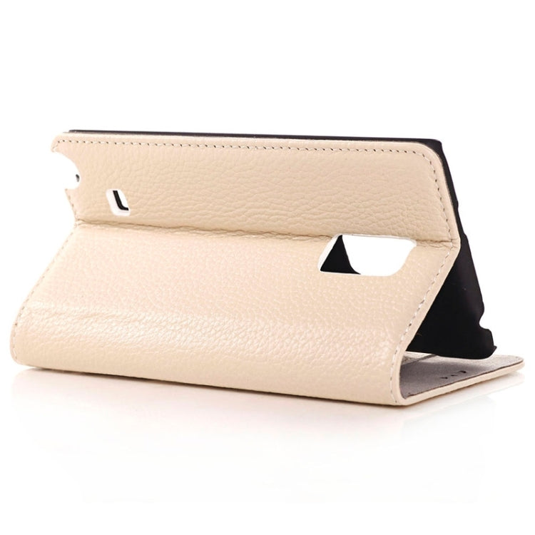 Litchi Texture Horizontal Flip PU Leather Case with Card Slots & Holder for Galaxy Note Edge / N915F