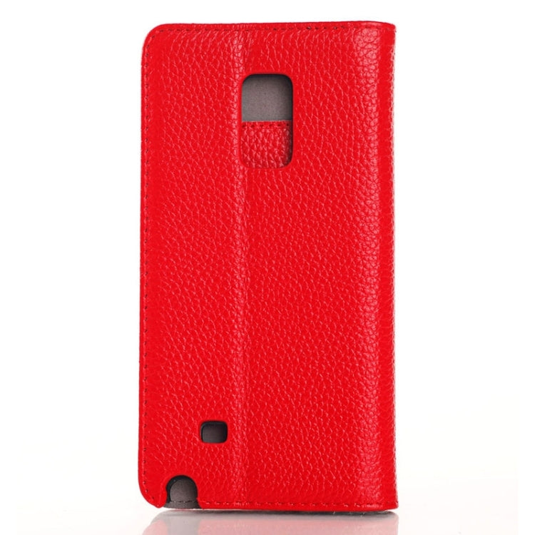 Litchi Texture Horizontal Flip PU Leather Case with Card Slots & Holder for Galaxy Note Edge / N915F