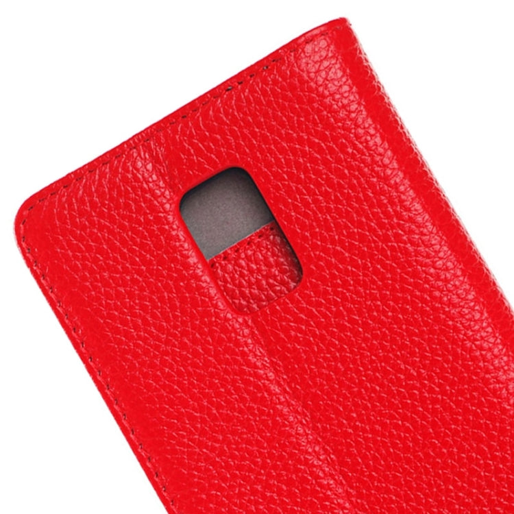 Litchi Texture Horizontal Flip PU Leather Case with Card Slots & Holder for Galaxy Note Edge / N915F