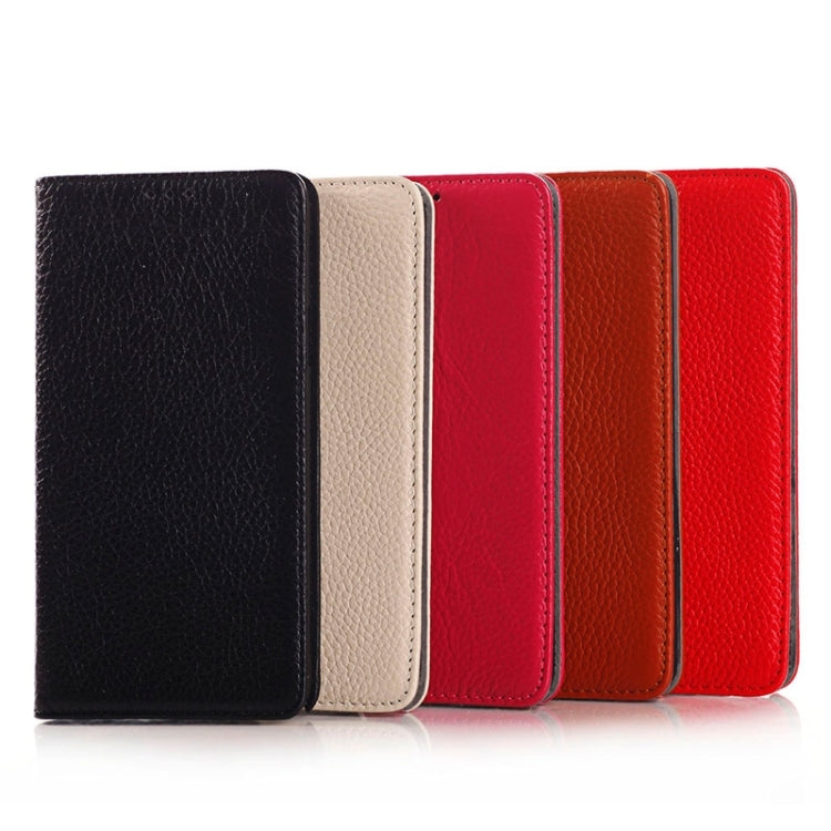 Litchi Texture Horizontal Flip PU Leather Case with Card Slots & Holder for Galaxy Note Edge / N915F