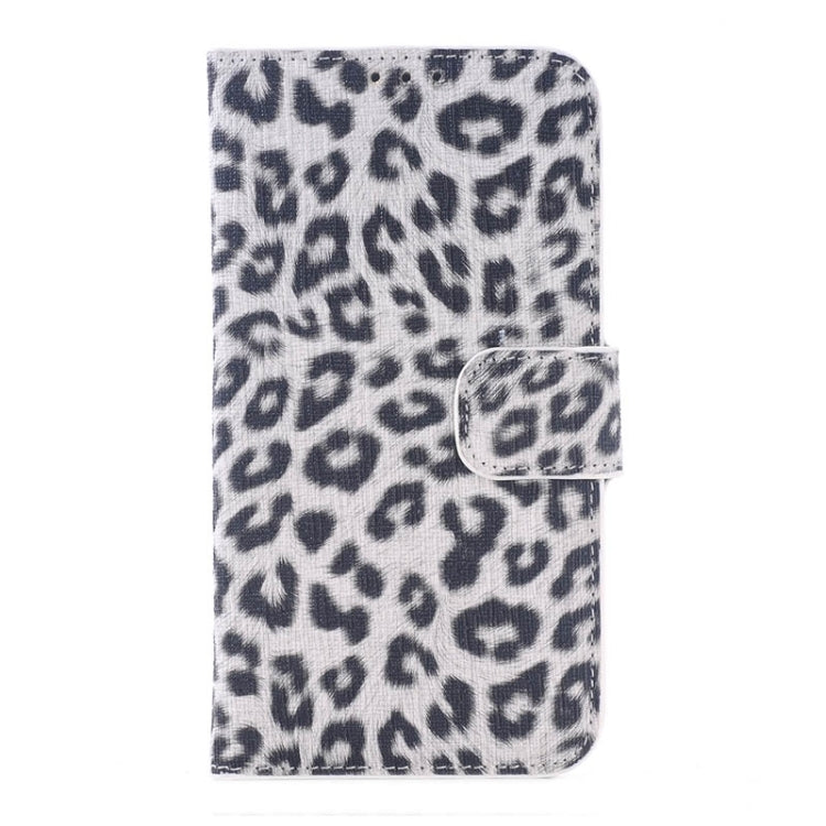 For Galaxy S6 / G920 Leopard Texture Horizontal Flip Magnetic Buckle Leather Case with Card Slots & Wallet & Holder