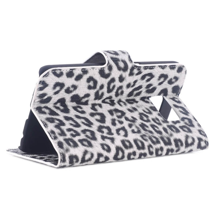 For Galaxy S6 / G920 Leopard Texture Horizontal Flip Magnetic Buckle Leather Case with Card Slots & Wallet & Holder