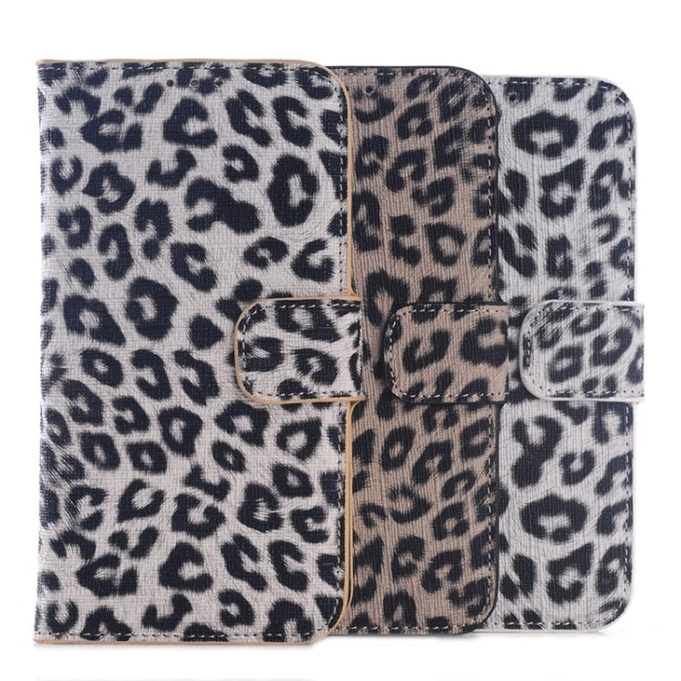 For Galaxy S6 / G920 Leopard Texture Horizontal Flip Magnetic Buckle Leather Case with Card Slots & Wallet & Holder