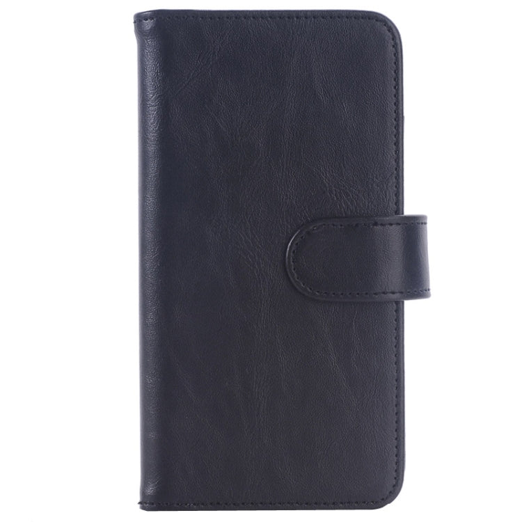 For Galaxy S6 / G920 Oil Skin Texture Horizontal Flip Magnetic Buckle Leather Case with 3 Page Card Slots & Wallet & Holder