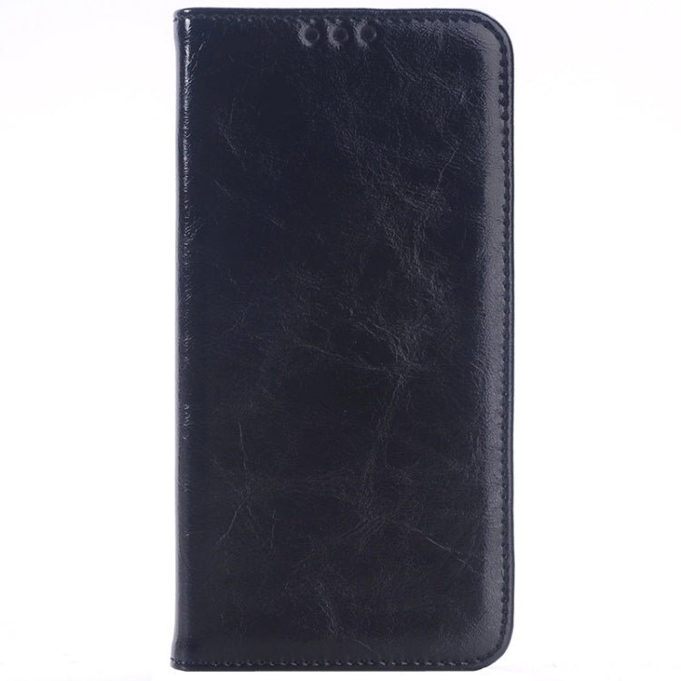For Galaxy S6 / G920 Oil Skin Texture Horizontal Flip Genuine Leather Case with Card Slots & Holder