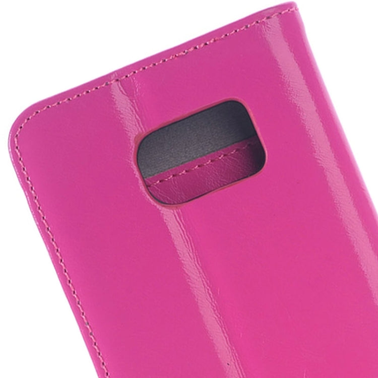 For Galaxy S6 / G920 Oil Skin Texture Horizontal Flip Genuine Leather Case with Card Slots & Holder