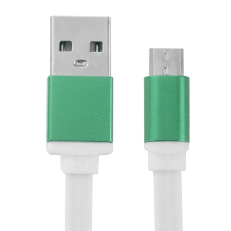 Micro USB 5 Pin to USB Port Noodle Style Lithium Alloy Shell Data / Charging Cable, Length: 1m