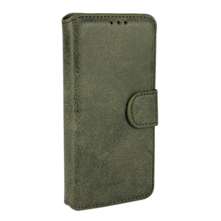 For Galaxy S6 Edge Frosted Texture Horizontal Flip Leather Case with Card Slots & Wallet & Holder