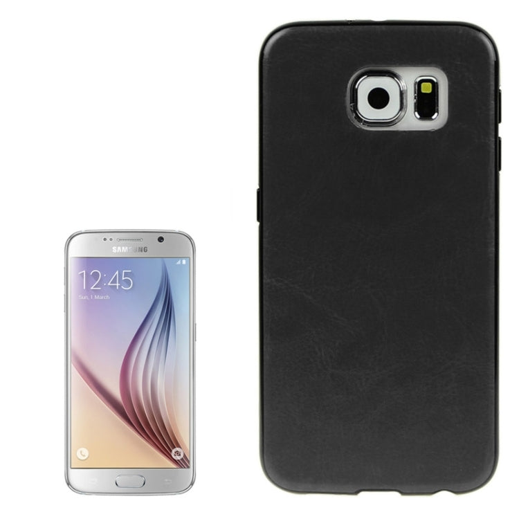 ENKAY for Galaxy S6 / G920 Crazy Horse Texture PU Leather Paste TPU Protective Case