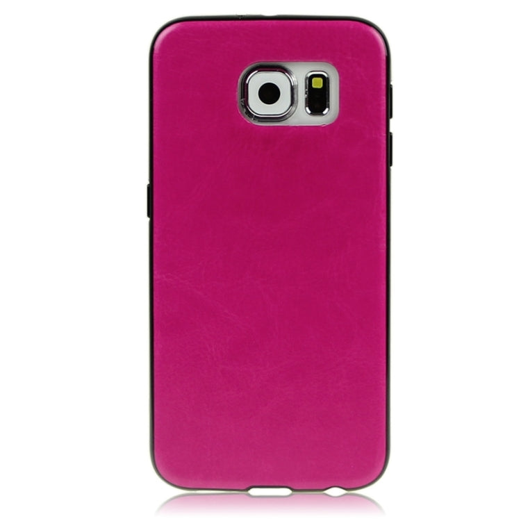 ENKAY for Galaxy S6 / G920 Crazy Horse Texture PU Leather Paste TPU Protective Case
