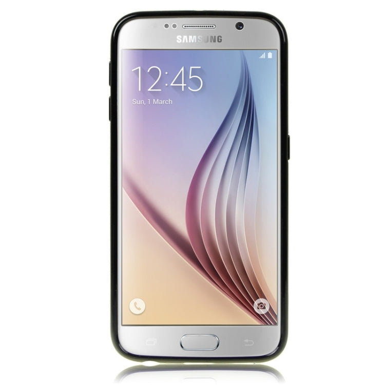 ENKAY for Galaxy S6 / G920 Crazy Horse Texture PU Leather Paste TPU Protective Case