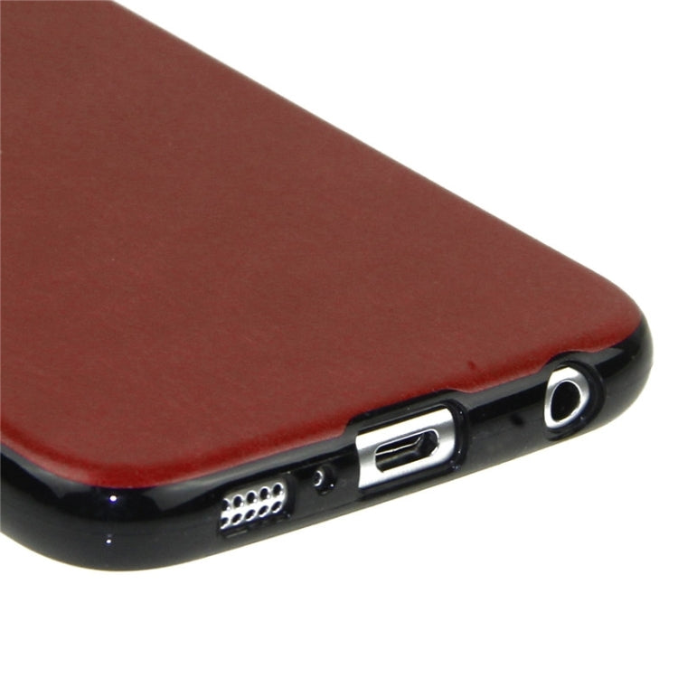 ENKAY for Galaxy S6 / G920 Crazy Horse Texture PU Leather Paste TPU Protective Case