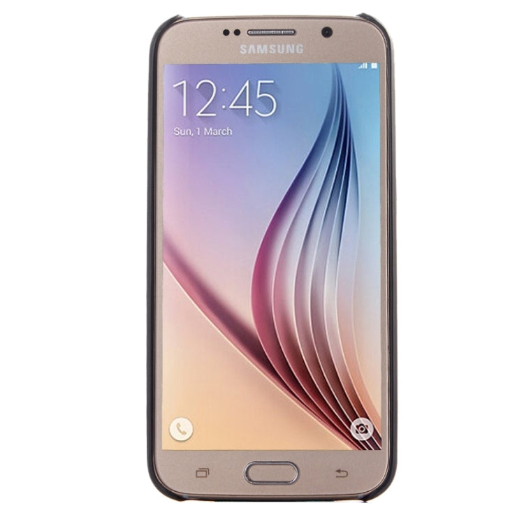 For Galaxy S6 / G920 Ultra-thin Leather Back Shell Protective Case
