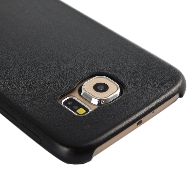 For Galaxy S6 / G920 Ultra-thin Leather Back Shell Protective Case