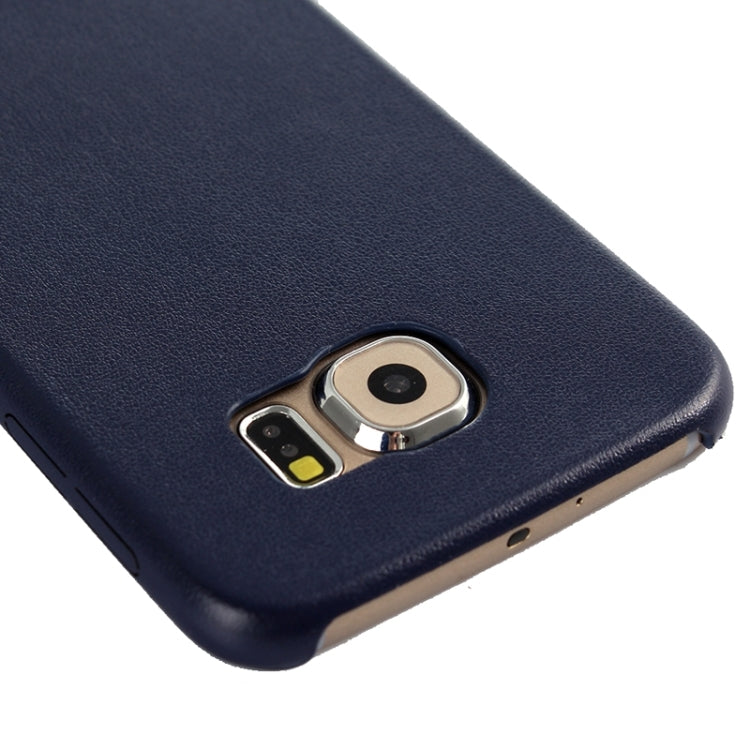 For Galaxy S6 / G920 Ultra-thin Leather Back Shell Protective Case