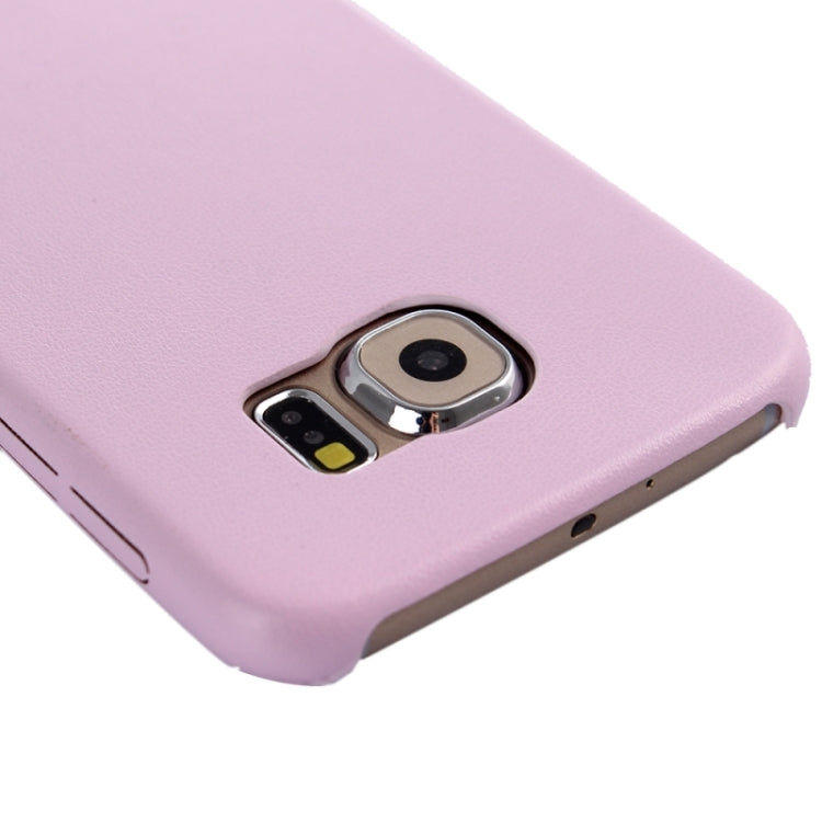 For Galaxy S6 / G920 Ultra-thin Leather Back Shell Protective Case