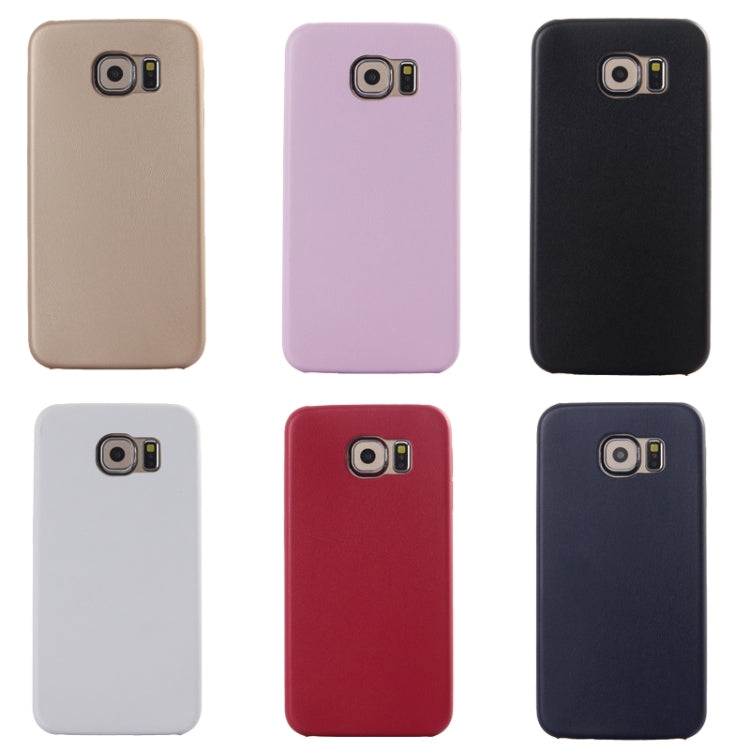 For Galaxy S6 / G920 Ultra-thin Leather Back Shell Protective Case