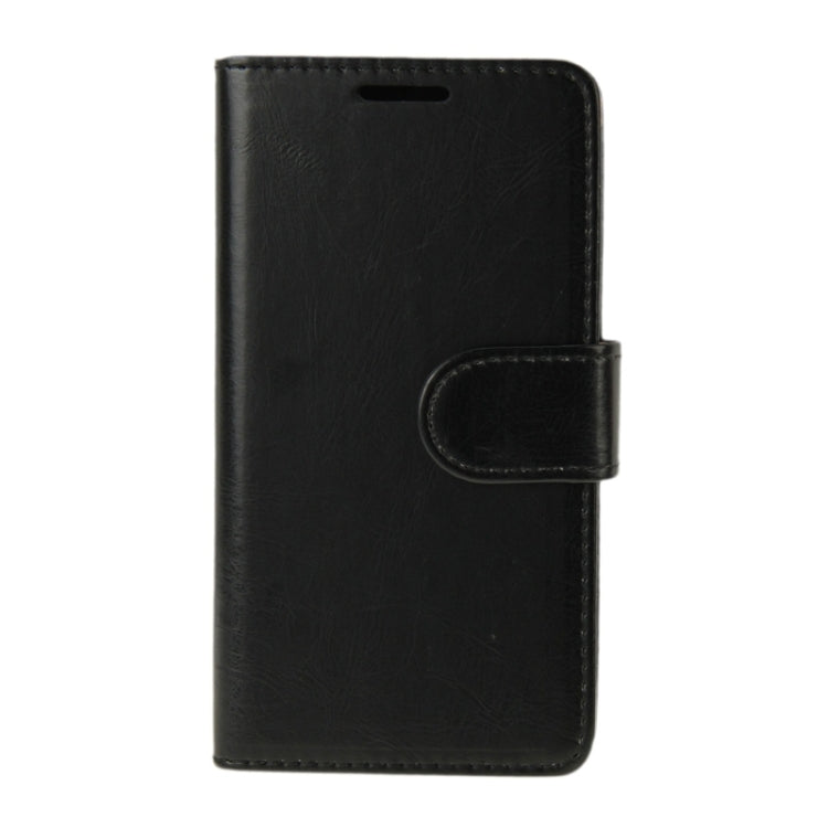 Crazy Horse Texture Leather Case with Holder & Card Slot & Wallet for Galaxy J1