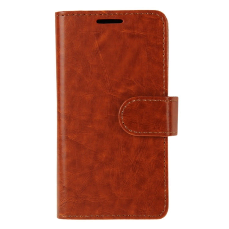 Crazy Horse Texture Leather Case with Holder & Card Slot & Wallet for Galaxy J1