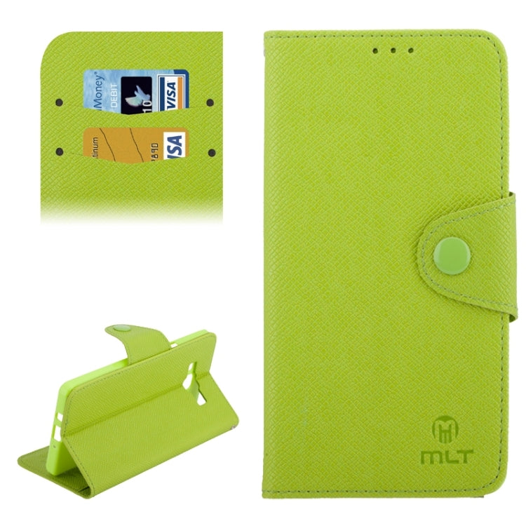 Cross Texture Horizontal Flip Leather Case with Holder & Card Slots for Galaxy A7 / A700F