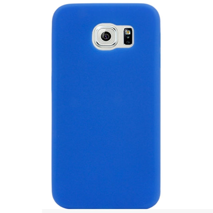 For Galaxy S6 / G920 Pure Color Silicone Protective Case